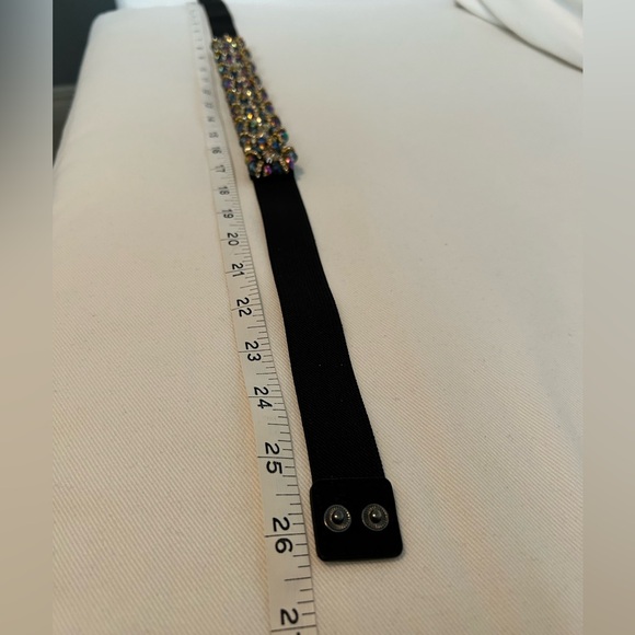 Rhinestone and multicoloured bead belt - Picture 5 of 9